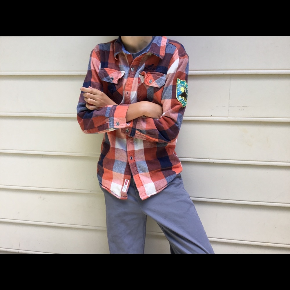Levi’s boys flannel jacket